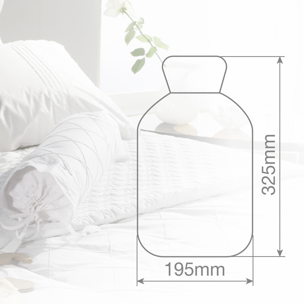 Bolsa de agua caliente 2L Gris