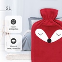 Bolsa de agua caliente 2L Zorro rojo