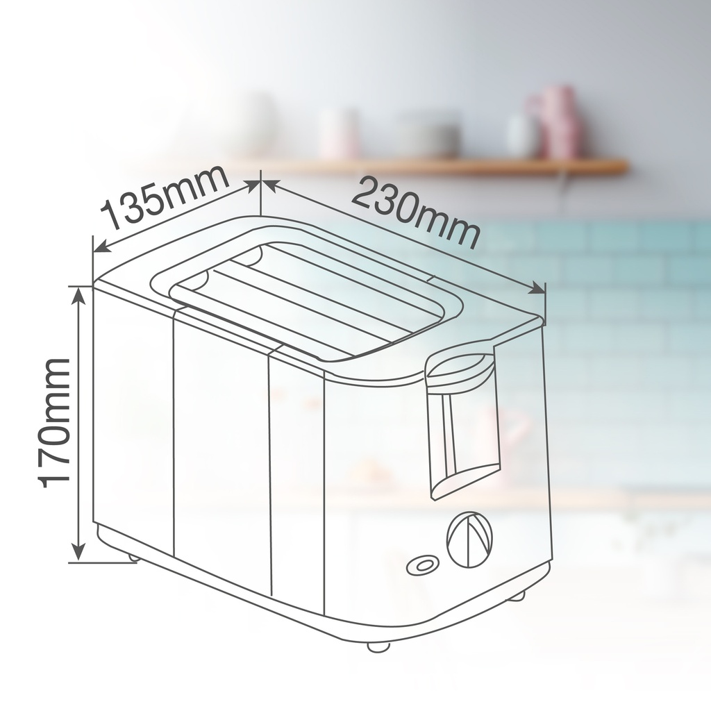 Tostadora Avocato 700W