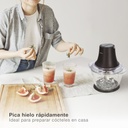 Picadora con recipiente de cristal Boali 1L 300W