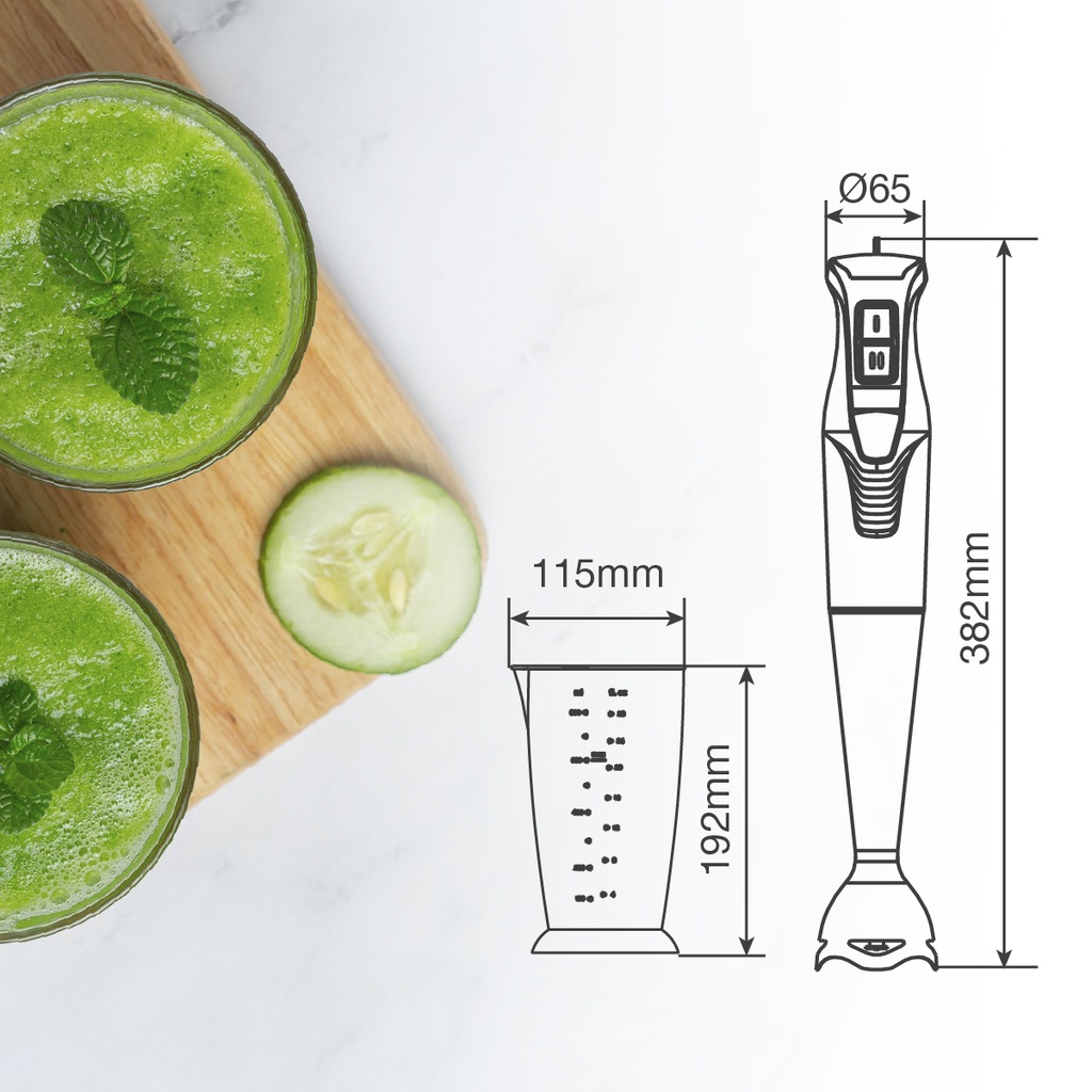 Batidora de mano Singat 800W