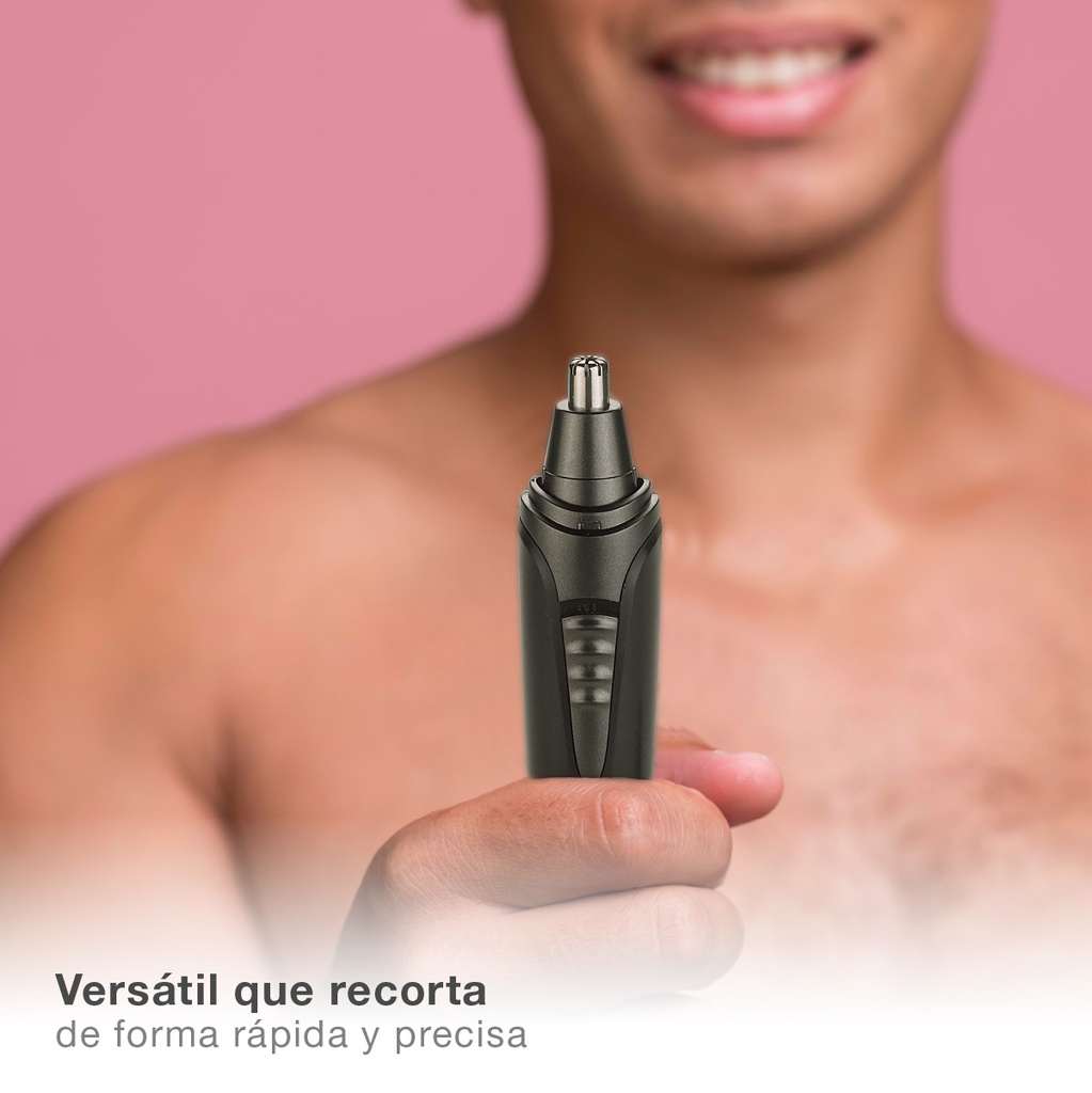 Cortapelos nasal y orejas a pilas 1xAA