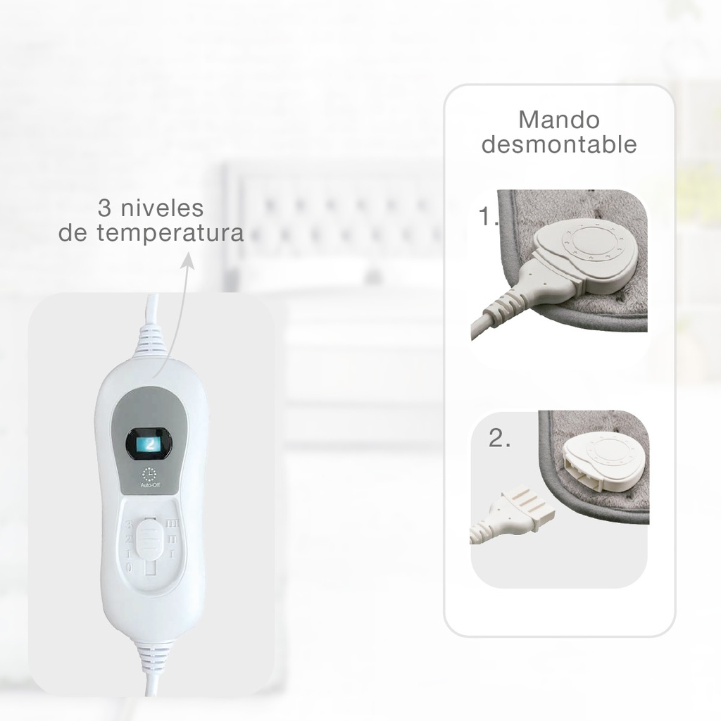 Almohadilla eléctrica cervical 100W