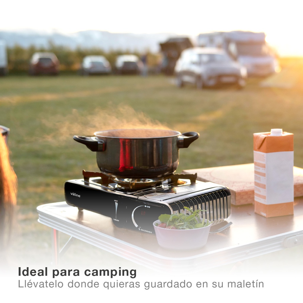 Hornillo portátil camping gas Koes