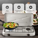 Hornillo gas 2 quemadores