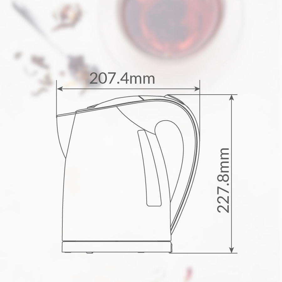 Hervidor de agua Adala 1,7L 2200W