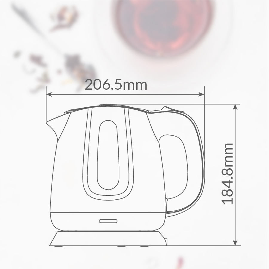 Hervidor de agua Camili 1L 1100W