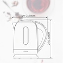 Hervidor de agua Isabey 1,7L 2200W