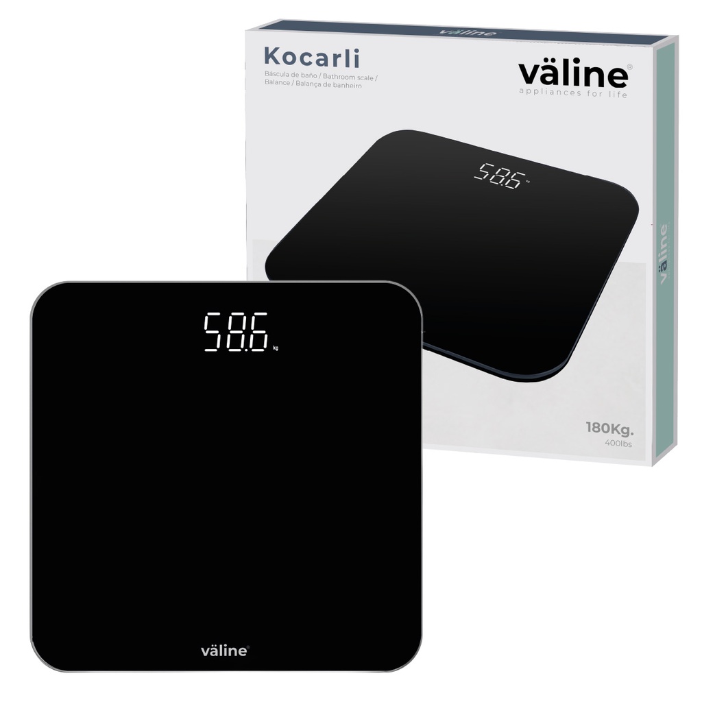 Báscula de baño Kocarli Negro