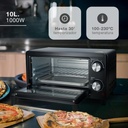 Horno eléctrico Hisarli 10L 1000W