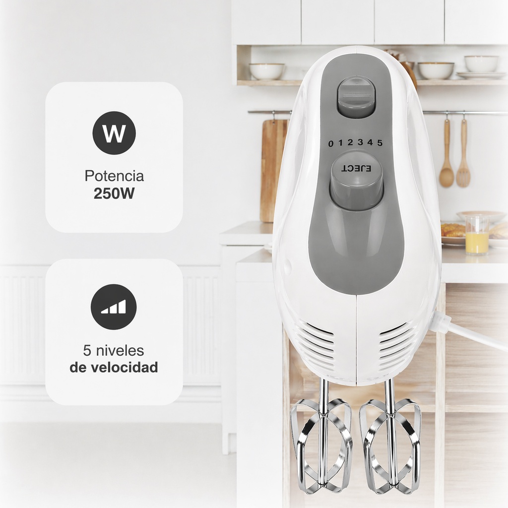 Batidora amasadora de varillas Thies 250W