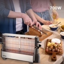 Tostadora vertical Multispace inoxidable 700W