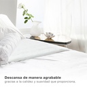 Calentador de cama eléctrico sencillo 150x80cm 60W Blanco